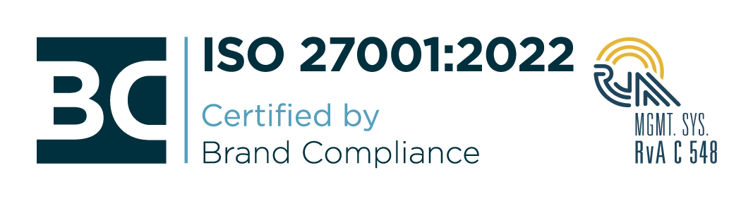 ISO 27001 (2022) certified logo